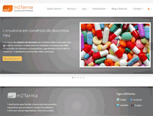 Tablet Screenshot of m2farma.com